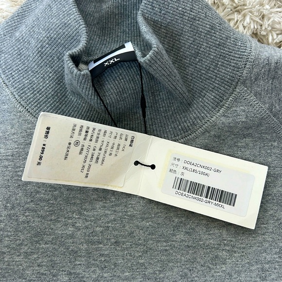 DOE Shanghai mock neck sweater - Grey Size XXL - Picture 5 of 6
